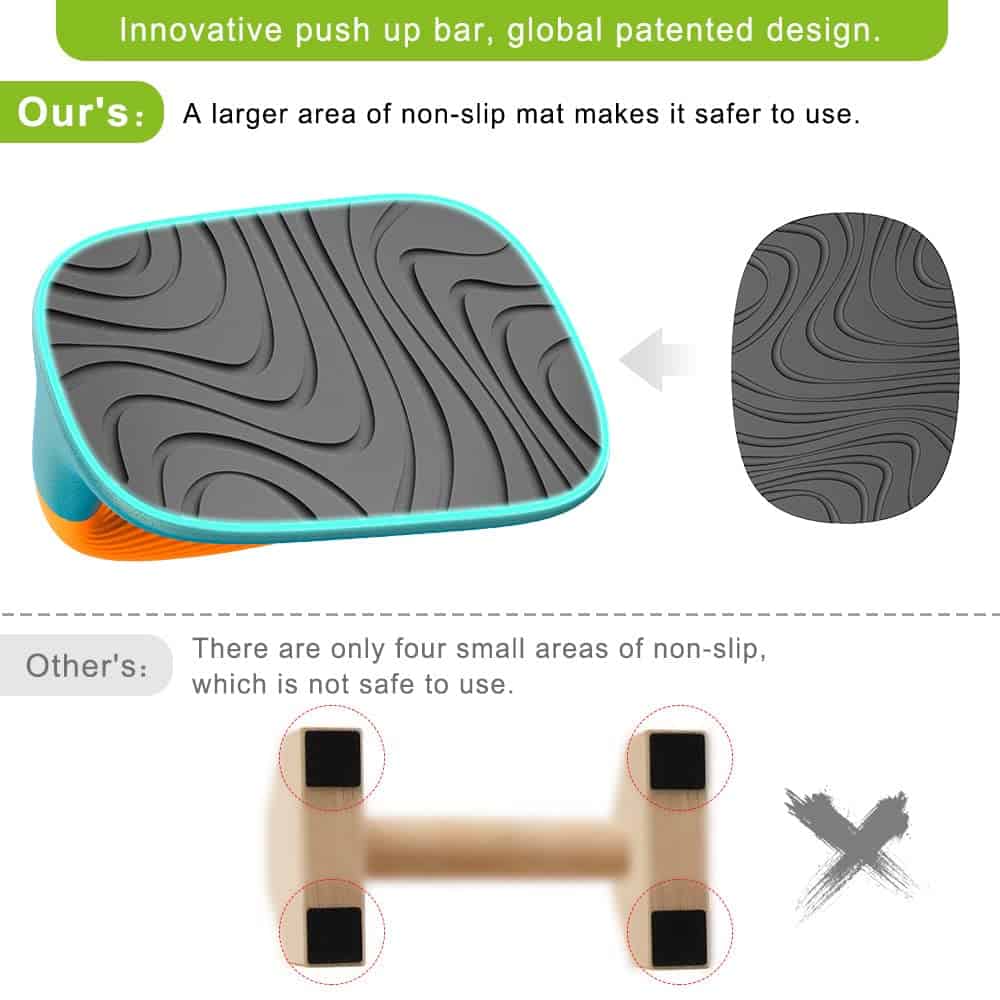 Dolibest Push Up Bars, Soportes de Flexiones con Mangos de - Imagen 4