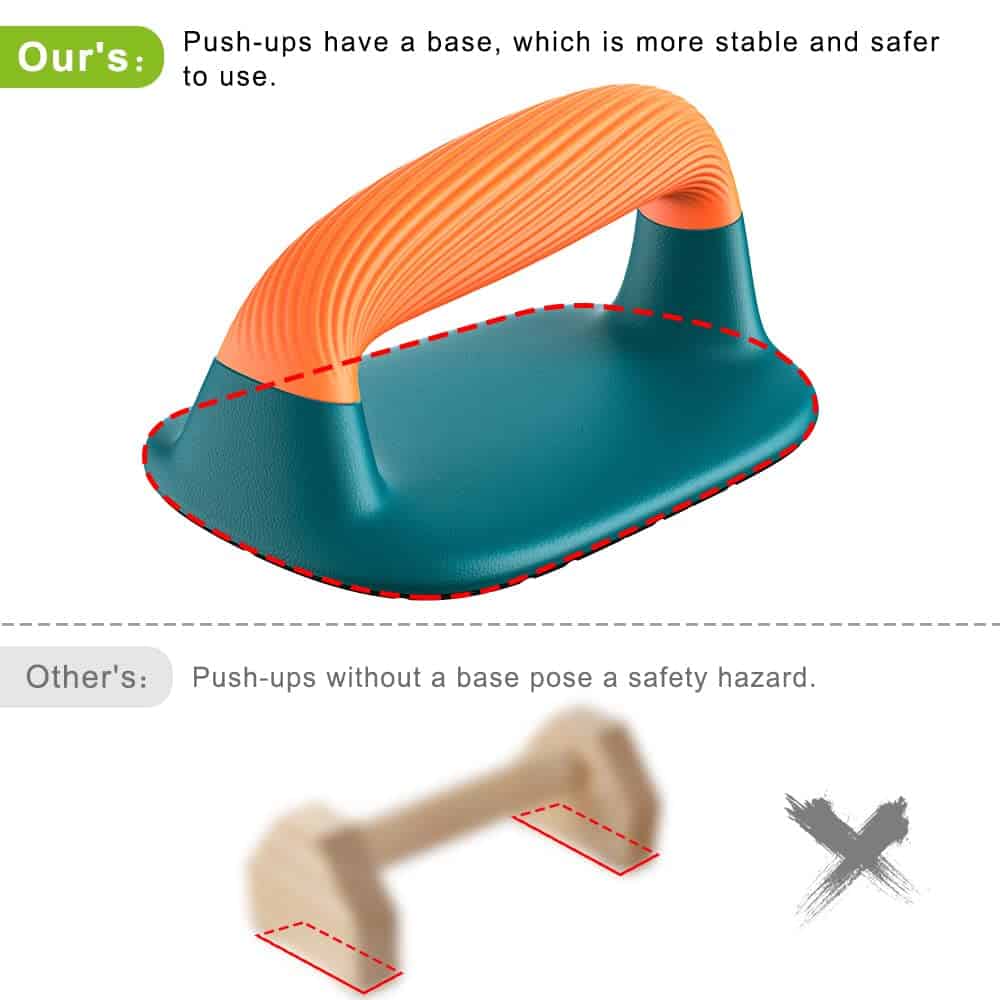 Dolibest Push Up Bars, Soportes de Flexiones con Mangos de - Imagen 5