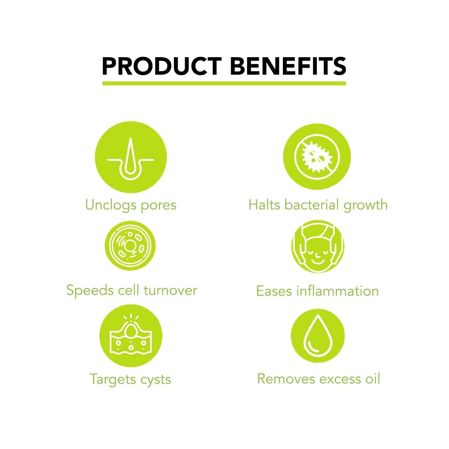 Humane Benzoyl Peroxide Acne Body Wash - Tratamiento para - Imagen 7