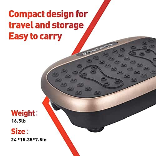 Máquina de Ejercicio de Placa de Vibración -Atom Brown - Imagen 6