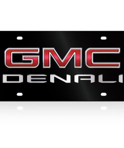 Placa de licencia de acrílico GMC Denali de Eurosport