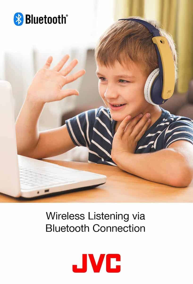 Audífonos para niños JVC Bluetooth, 16 horas de - Imagen 4