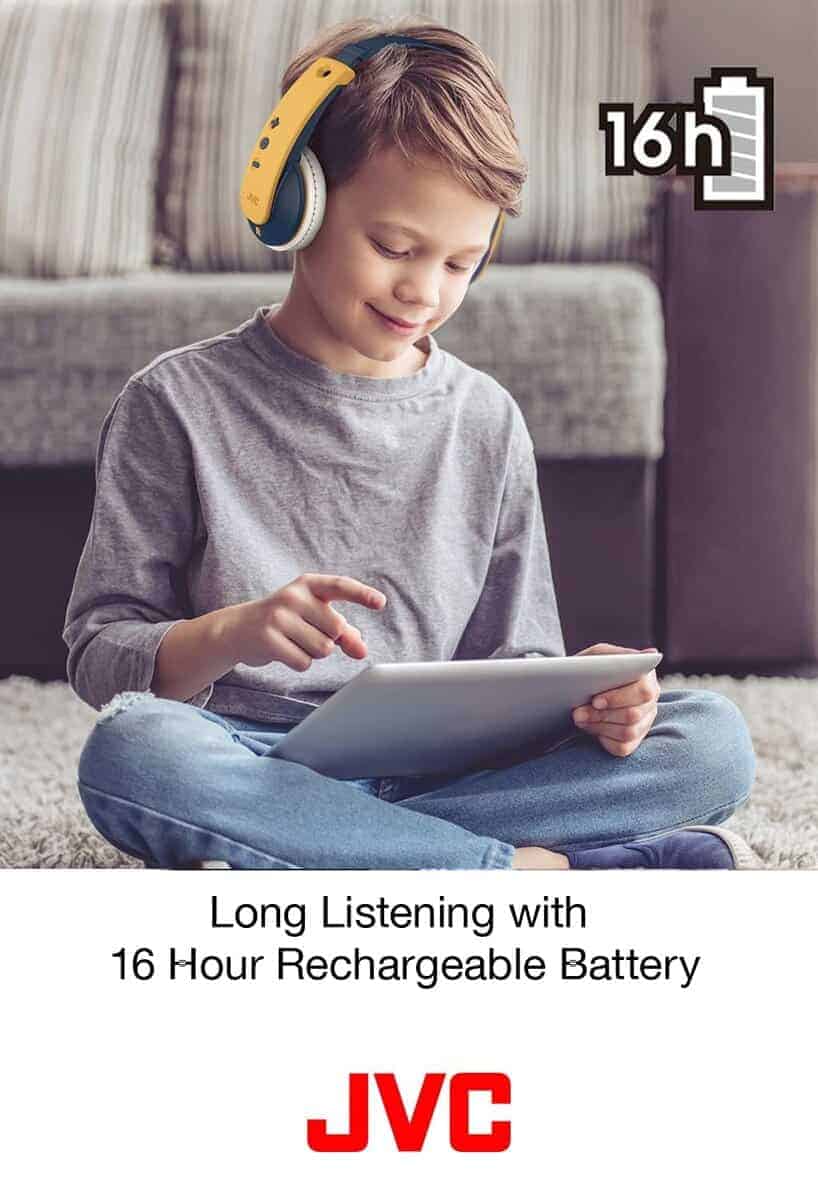 Audífonos para niños JVC Bluetooth, 16 horas de - Imagen 6