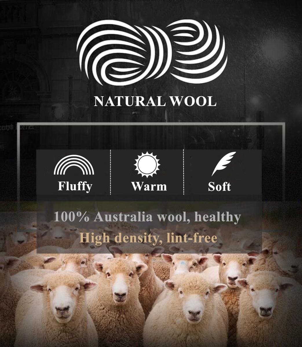 Funda de Piel de Oveja Wholehide de Primera Calidad, Lana - Imagen 4