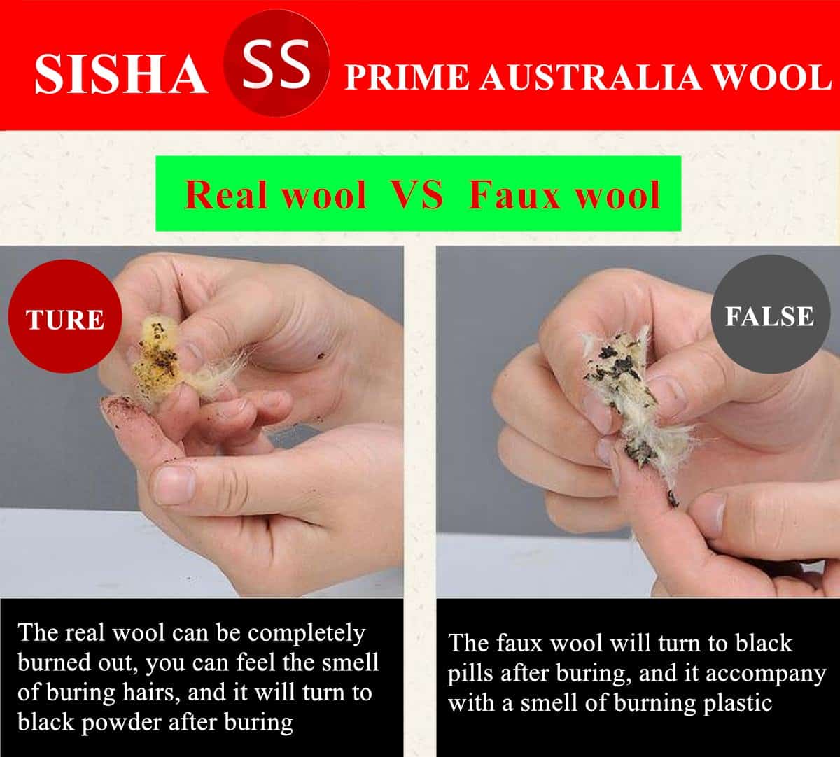 Funda de Piel de Oveja Wholehide de Primera Calidad, Lana - Imagen 6