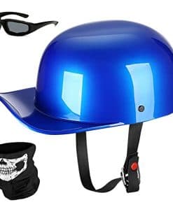 Casco de béisbol para motocicleta Yesmotor medio casco para