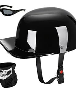 Casco de Motocicleta de Béisbol SíMotor Half Cap para