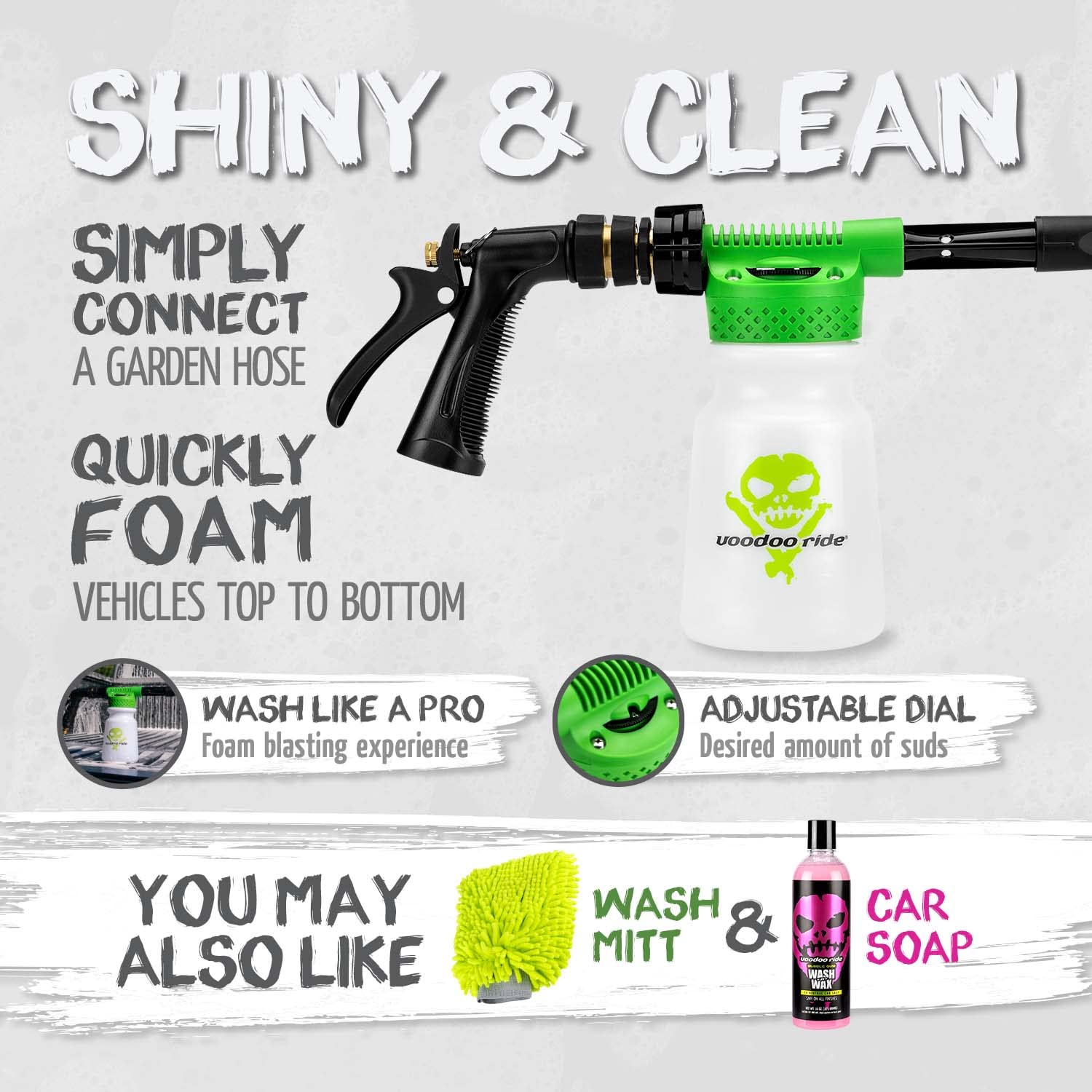 Cañón de Espuma para Manguera de Agua Voodoo Ride VR-1026 - Imagen 5