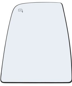 Espejo del lado del conductor con vidrio de espejo y placa