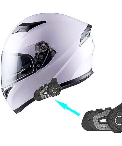 Casco de motocicleta integral de doble visera 1Storm con