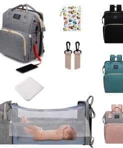 Bolsa de pañales ANWTOTU con Estación de Cambio, Mochila de