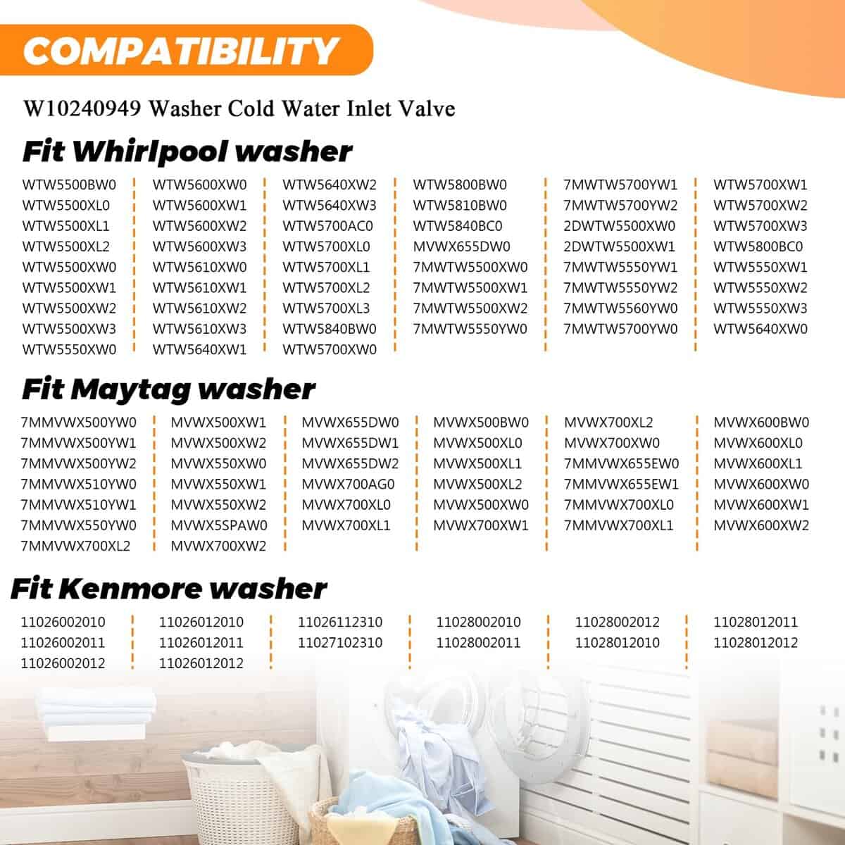 Válvula de entrada de agua fría -Azul y Rojo - Imagen 9