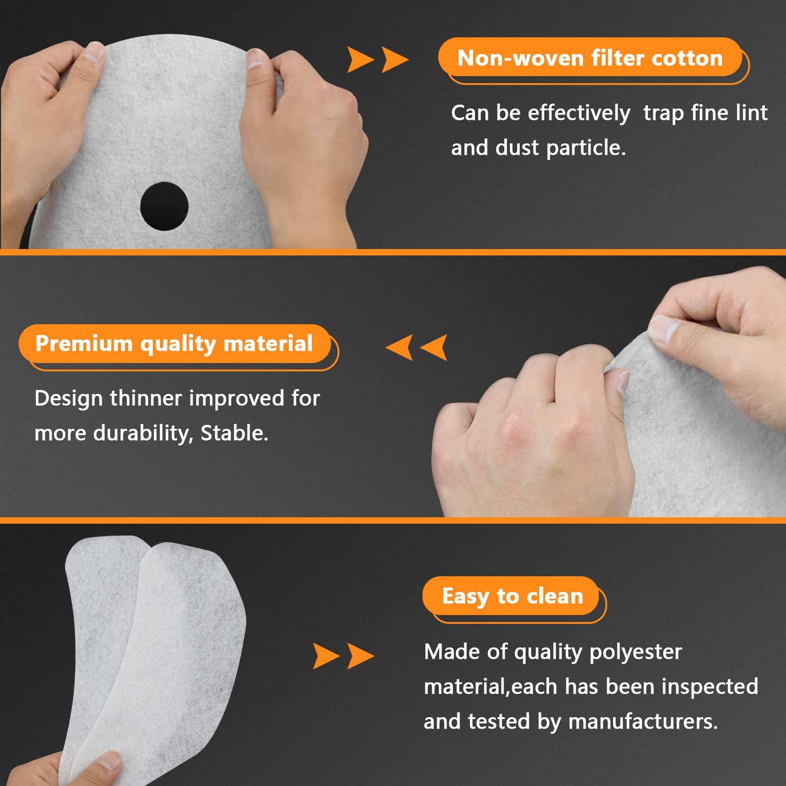 25PCS Filtro de Escape para Secadora de Tela para Panda por - Imagen 3