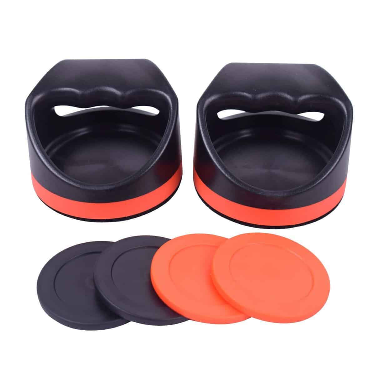 Empujadores de Hockey de Aire de Plástico, 2 PCS 4"