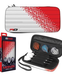 Estuche de dardos rojo y blanco RED DRAGON Monza