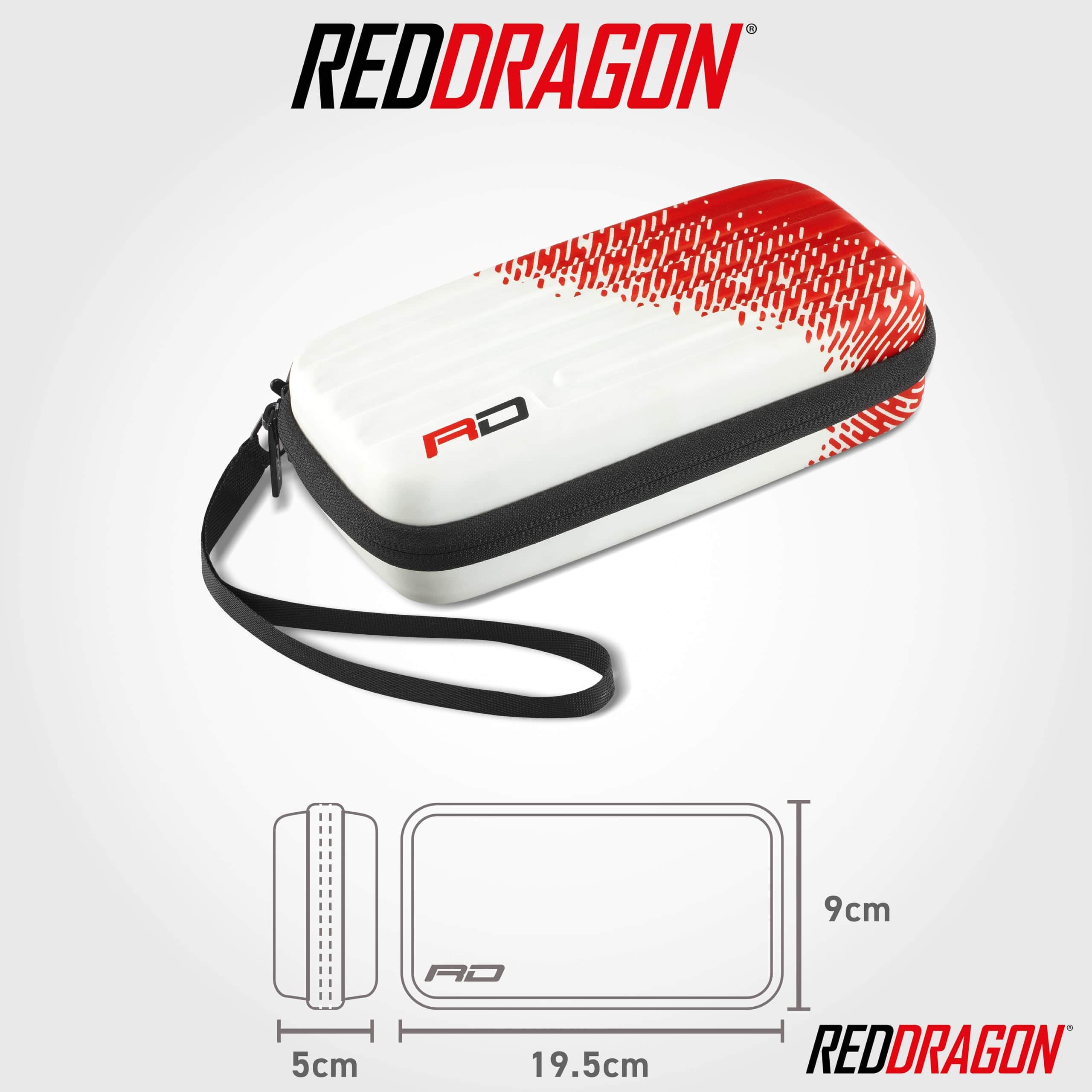 Estuche de dardos rojo y blanco RED DRAGON Monza - Imagen 4