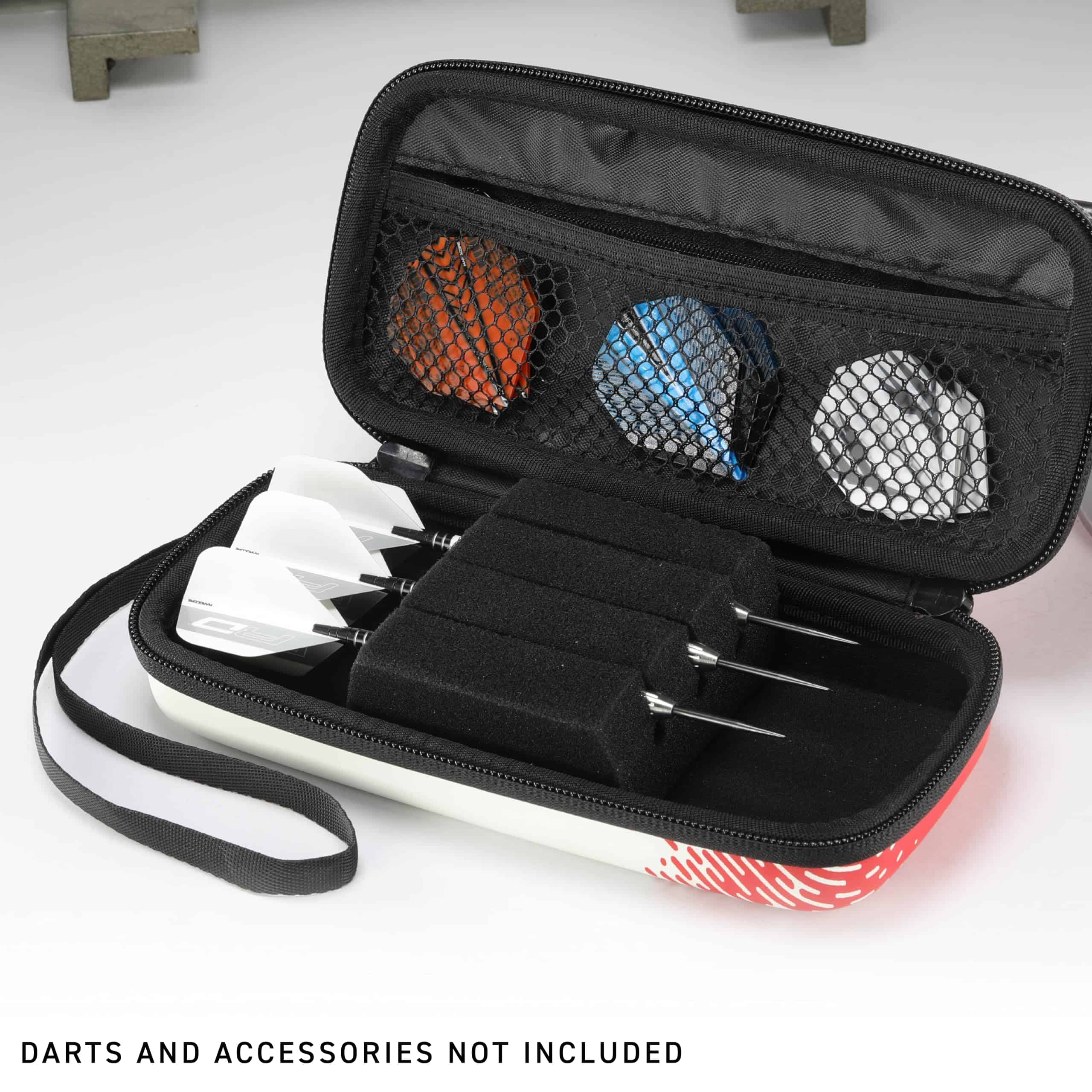 Estuche de dardos rojo y blanco RED DRAGON Monza - Imagen 5