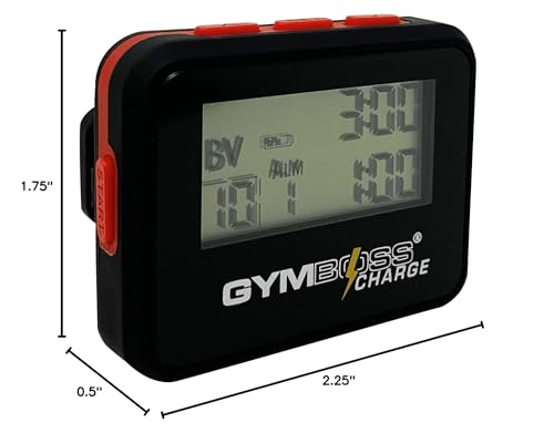 Gymboss Charge Interval Timer and Stopwatch & Watchstrap - - Imagen 10