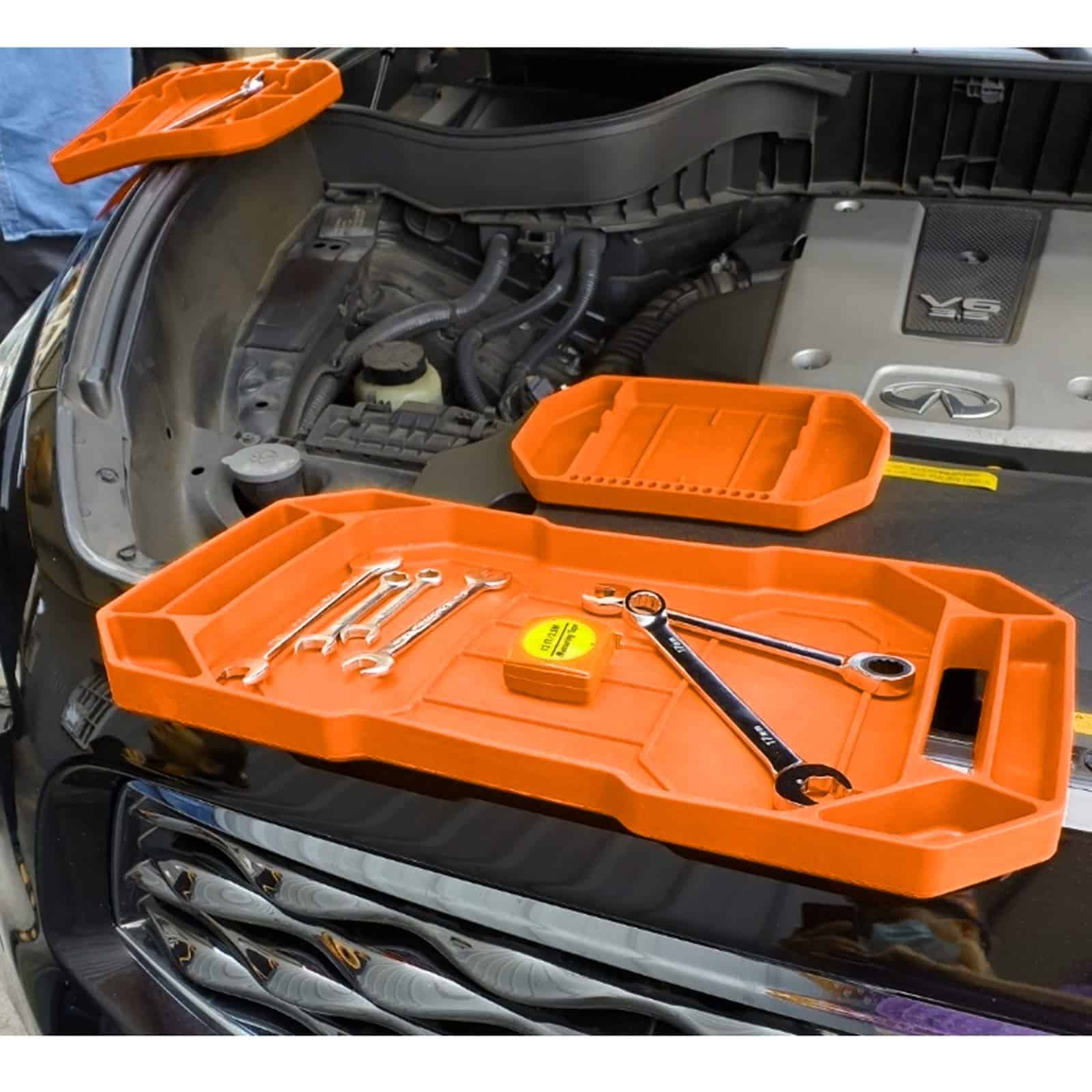 Juego de 3 bandejas de herramientas de silicona flexible - Imagen 7