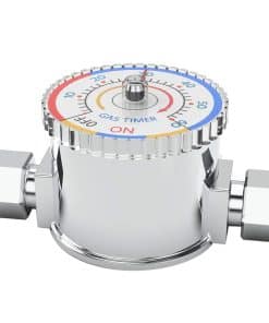 Válvula de seguridad de gas con temporizador de apagado