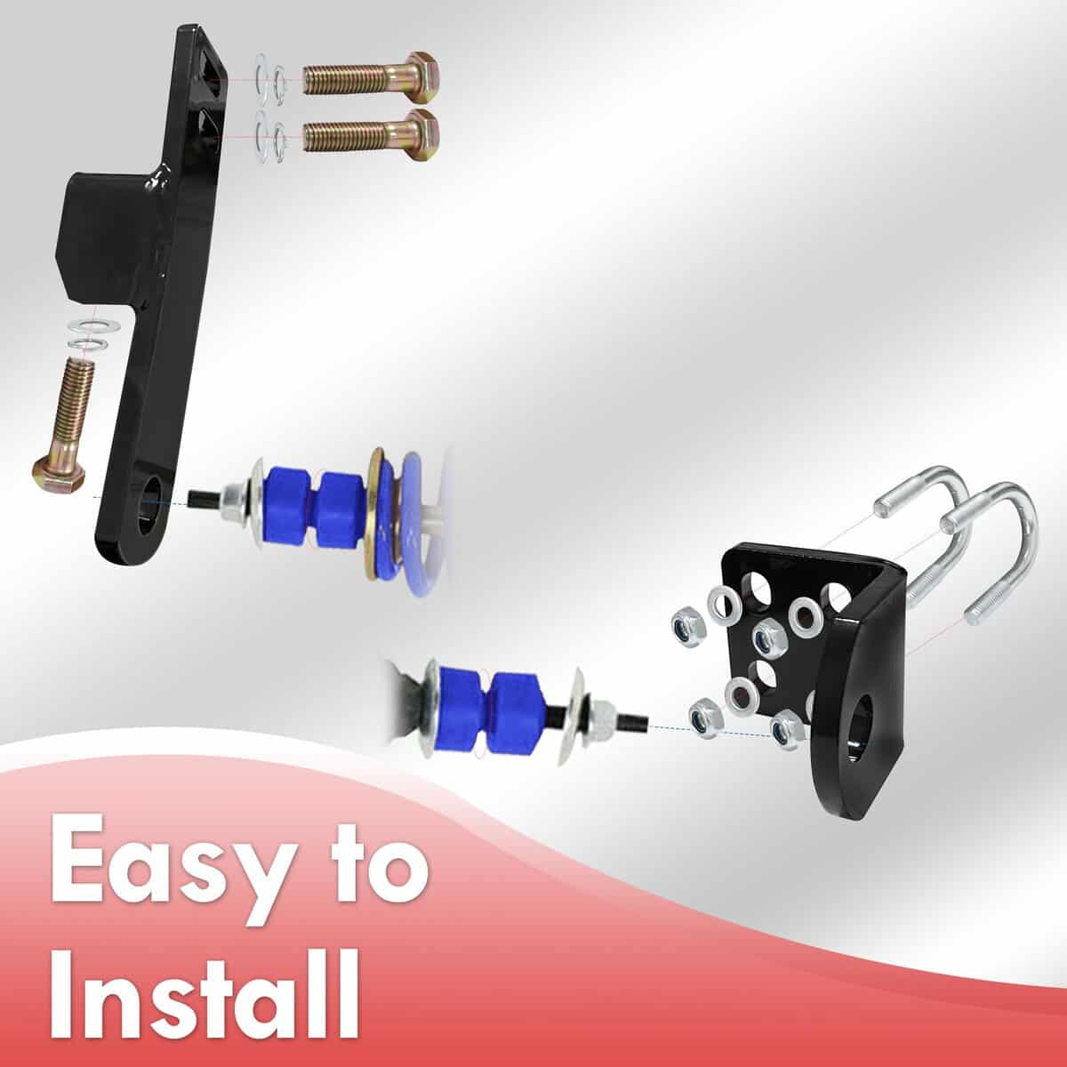 Kit de soporte de montaje de estabilizador de dirección - Imagen 6