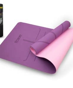 Tapete de Yoga Antideslizante Robusto con Correa, Tapete de