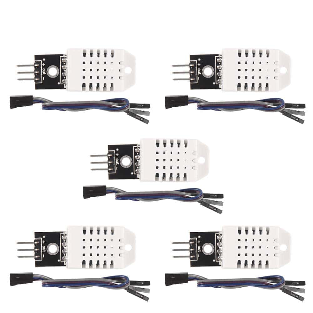 UMLIFE 5PCS Sensor de Humedad y Temperatura DHT22