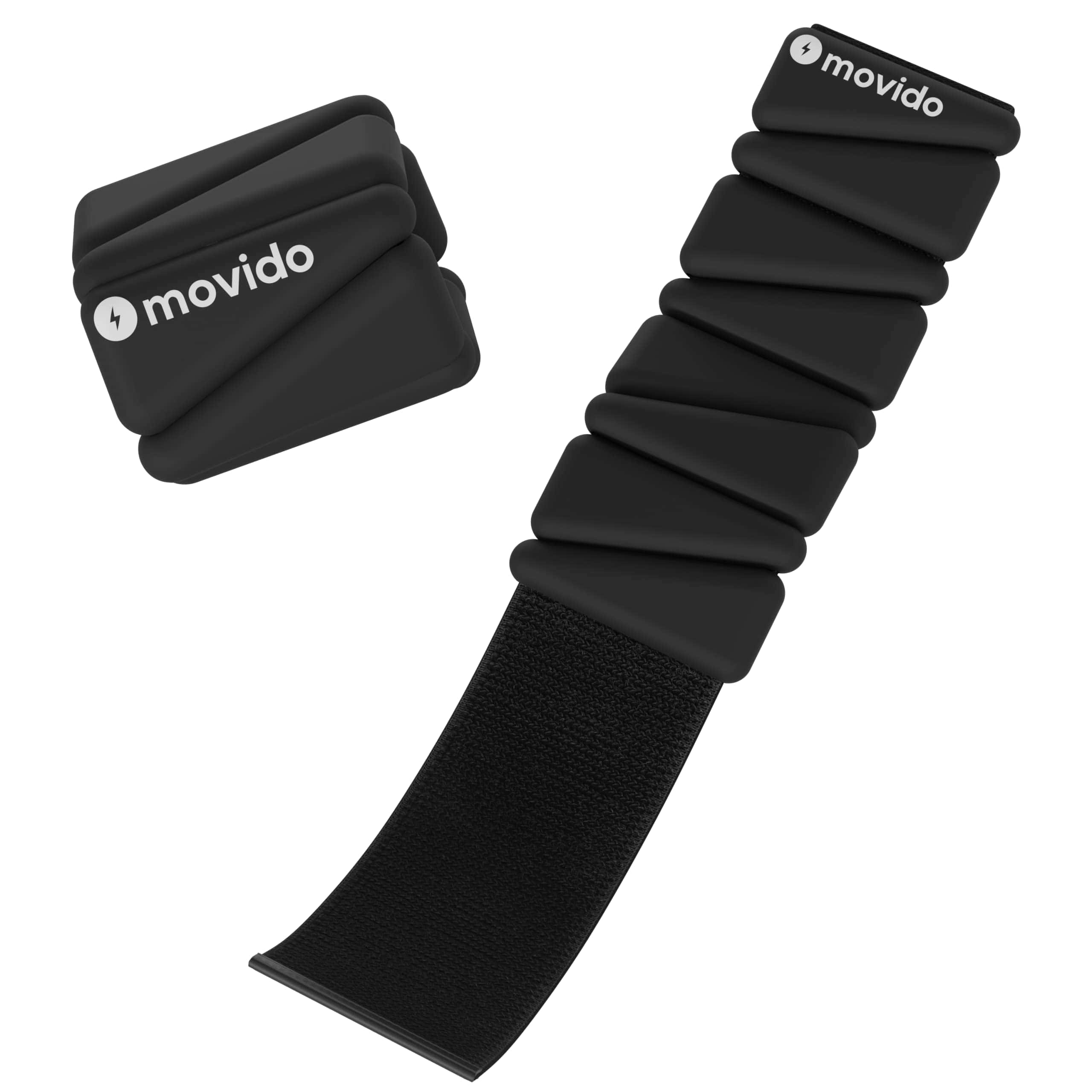 Pesas de muñeca y tobillo portátiles de Movido - 1 lb cada