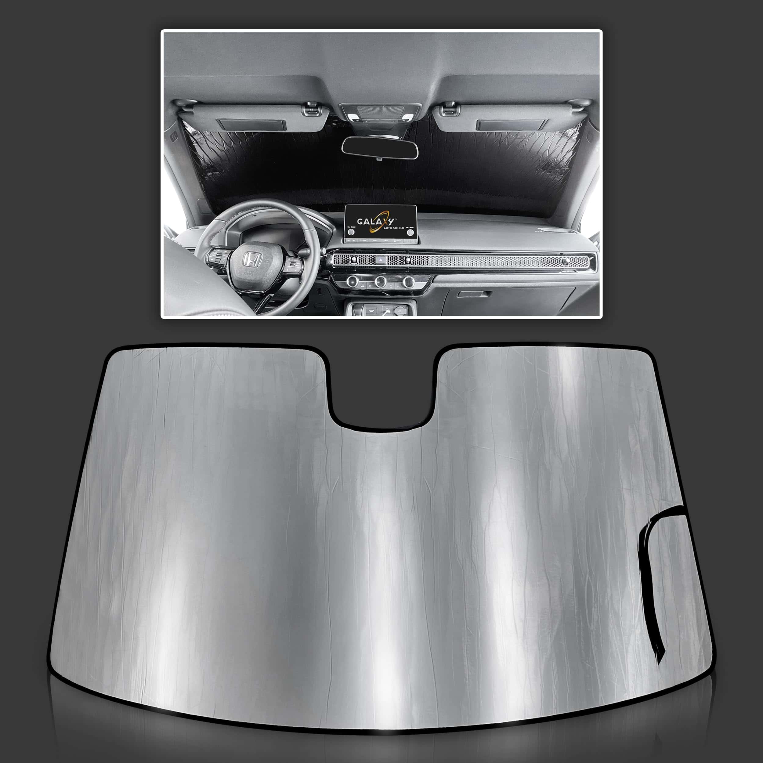 GalaxyAutoShield Protector Solar para Parabrisas -Plata