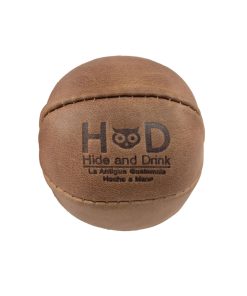 Pelota Anti-Estrés de Cuero de Grano Completo, Alivio de