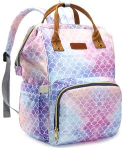 Mochila de pañales de sirena, Bolsa de cuidado para bebés