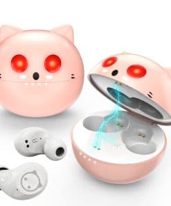 Audífonos Inalámbricos Bluetooth Instiwitt Pink Cat, una