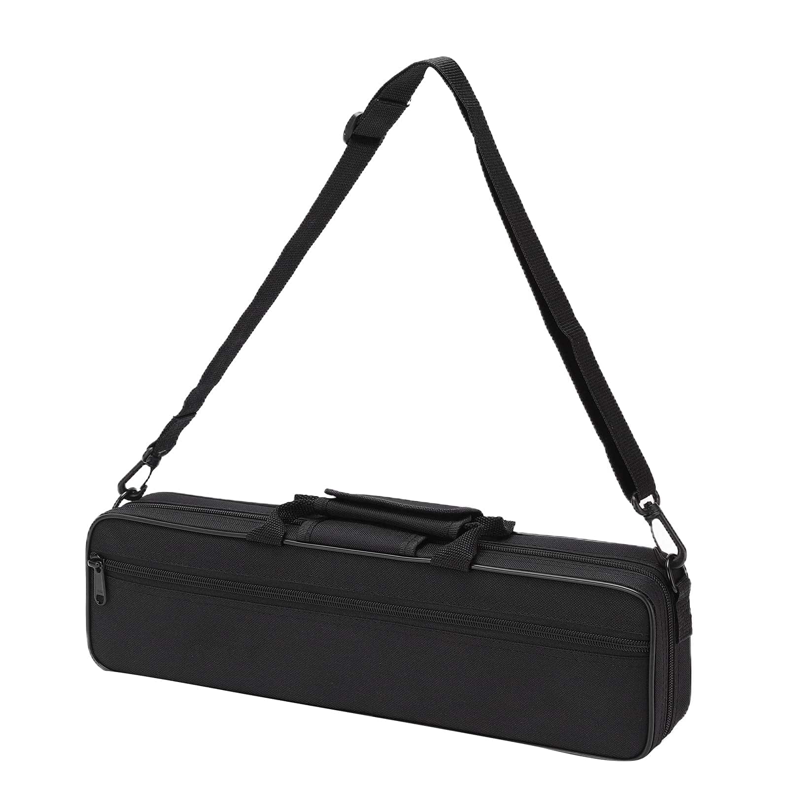 Estuche para Flauta Tomotato, Tela Oxford, Negro, 39.5 x 12