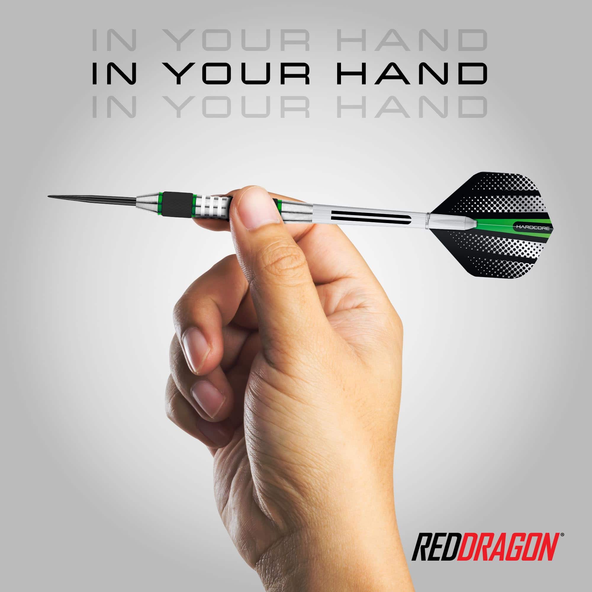 RED DRAGON Evos: Set de Dardos de Tungsteno Verde de 24 - Imagen 6