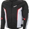 Chaqueta Fly Racing Launch (Negro/Blanco/Rojo, Grande)