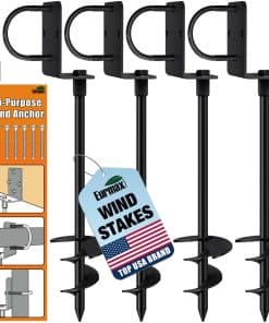 Anclajes para tierra Eurmax USA Heavy Duty con cabeza en