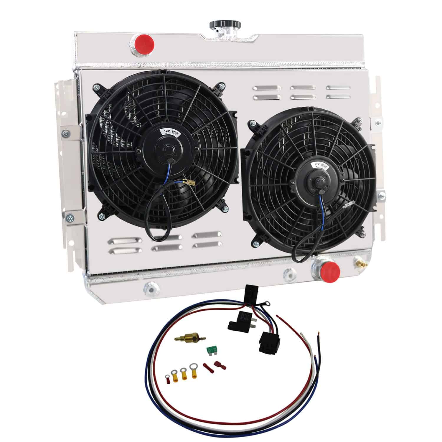 Radiador de aluminio CoolingSnow para Chevy Impala Chevelle - Imagen 5