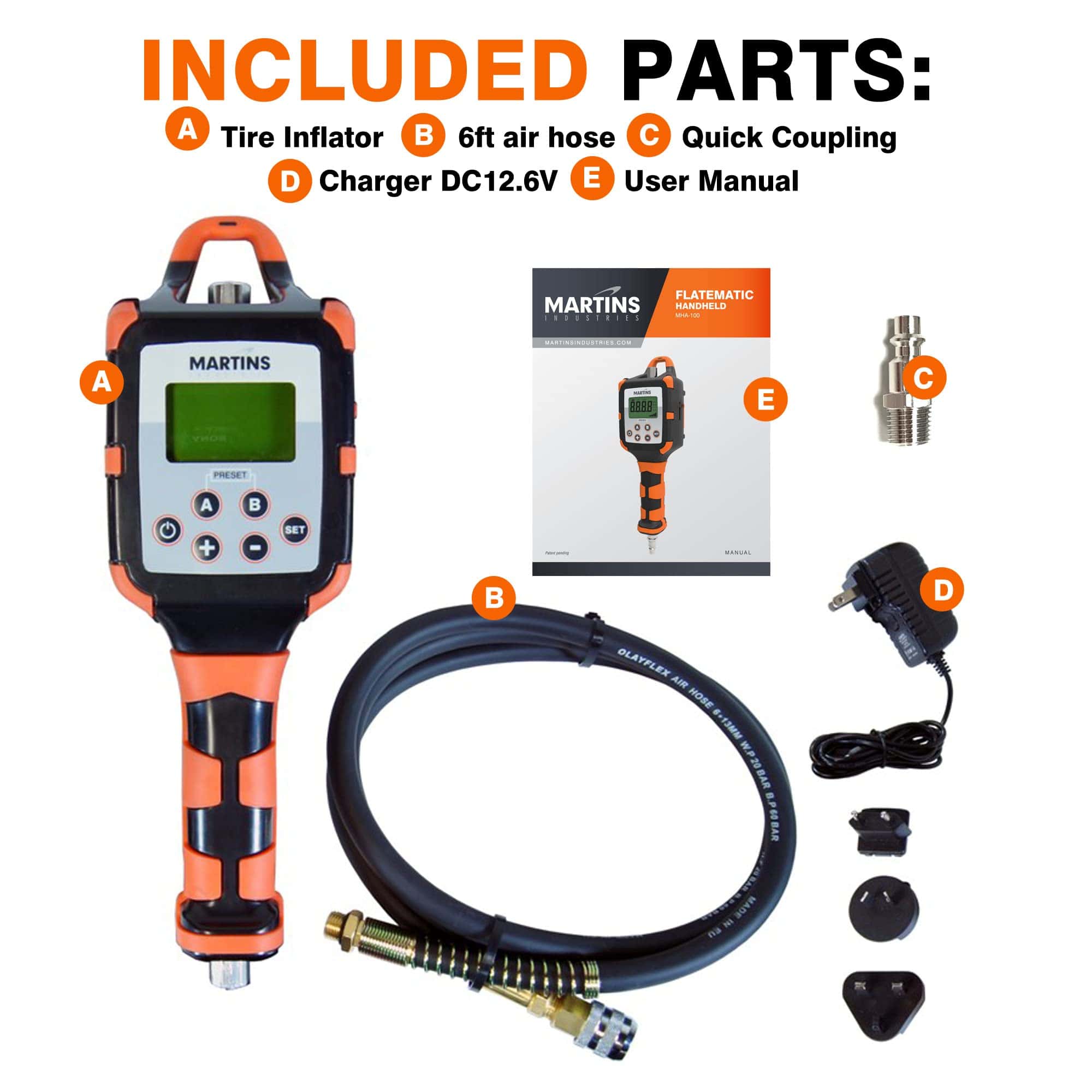 Inflador de neumáticos automático de mano Flatematic de - Imagen 4