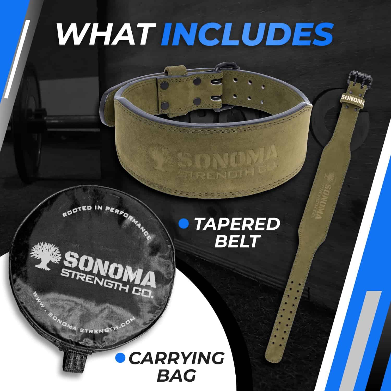 Cinturón de Levantamiento de Pesas Sonoma -Green - Imagen 6