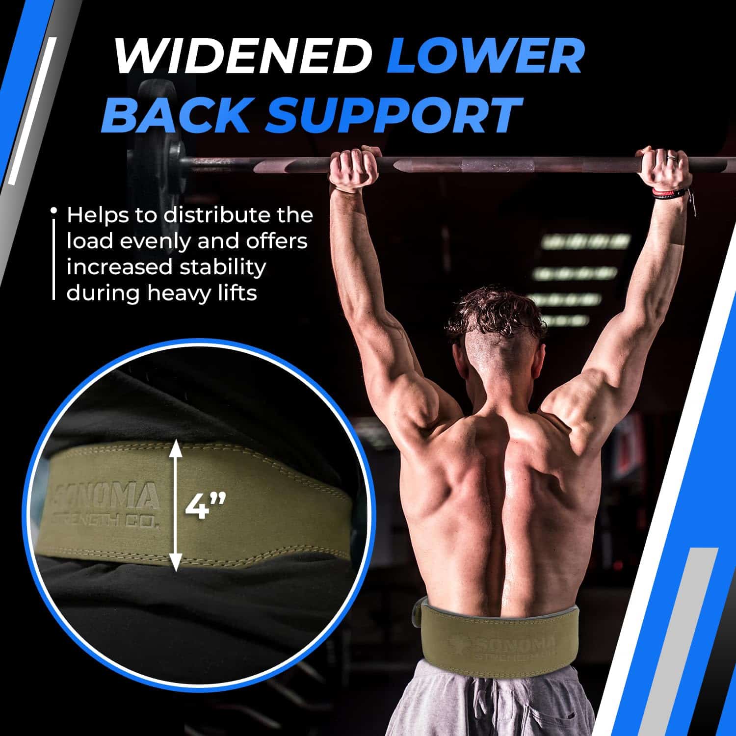 Cinturón de Levantamiento de Pesas Sonoma -Green - Imagen 4