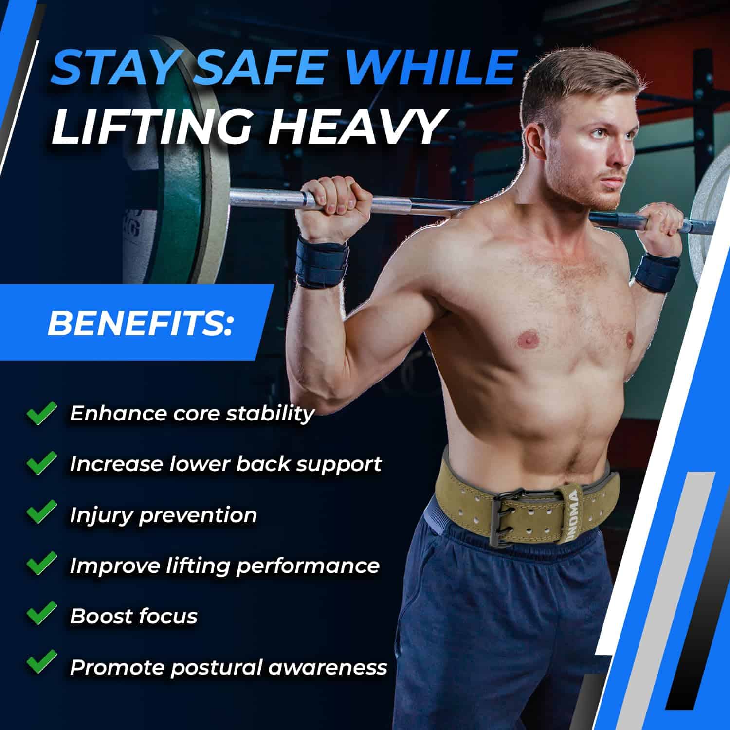 Cinturón de Levantamiento de Pesas Sonoma -Green - Imagen 8