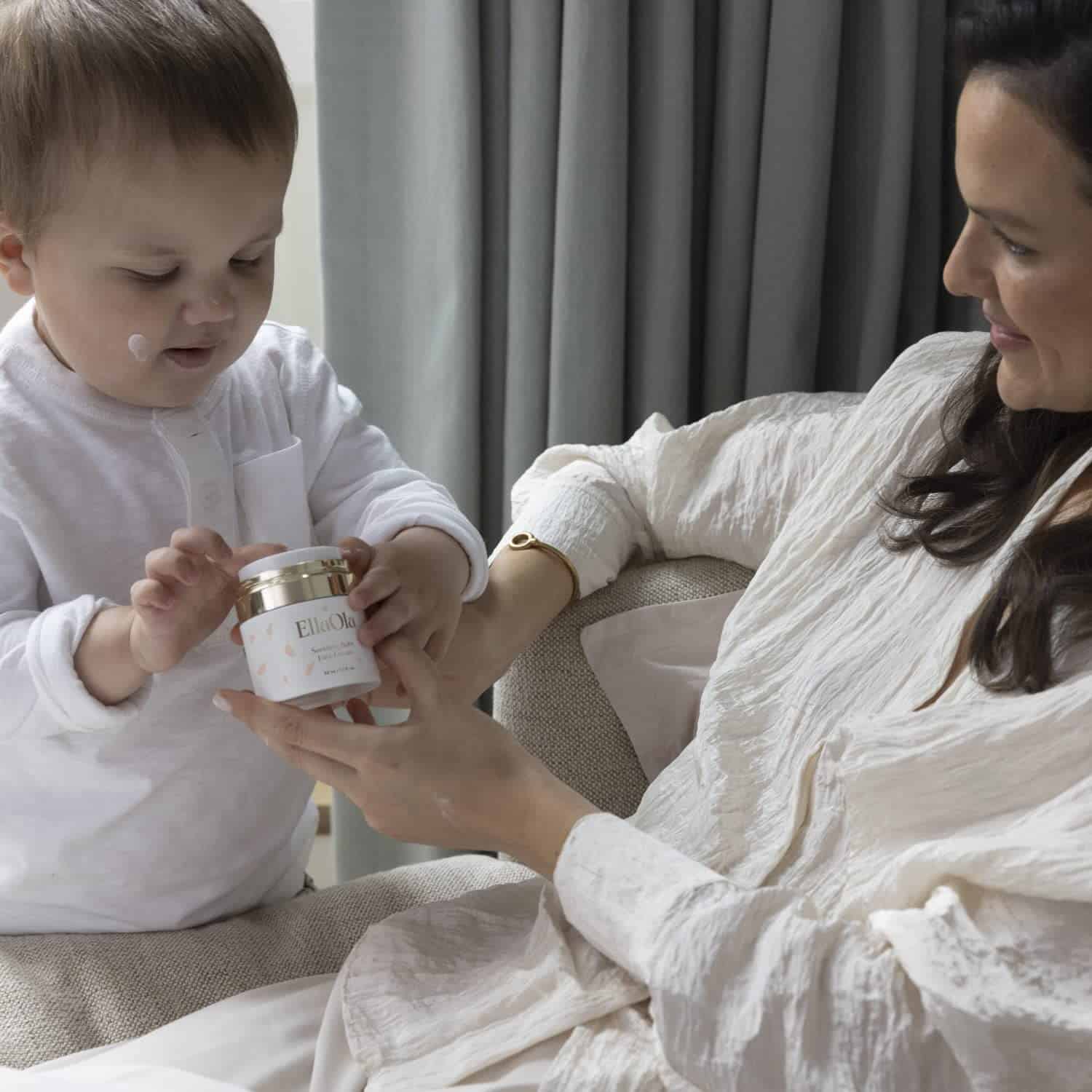 Crema facial hidratante profunda para bebé ELLAOLA 96 horas - Imagen 6
