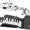 Piano Eléctrico de 49 Teclas, Teclado  Portable, Teclado
