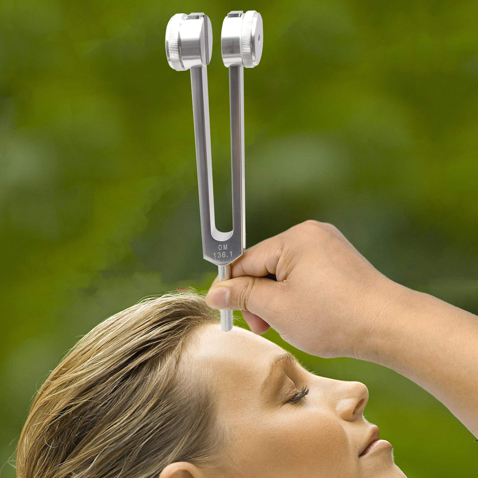 Juego de Diapasón de 528 Hz y Diapasón de 136.1 Hz con - Imagen 7