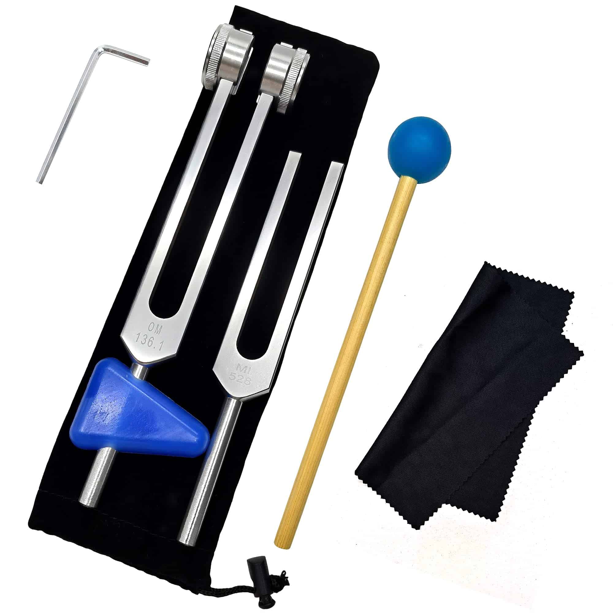 Juego de Diapasón de 528 Hz y Diapasón de 136.1 Hz con