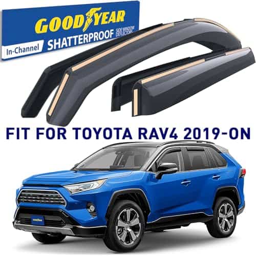 Deflectores de ventanas irrompibles Goodyear -Humo Premium - Imagen 3