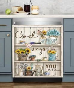 Cubierta de Lavavajillas con Pegatina de Girasol, Imán de