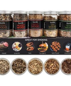 Kit de Ahumador para Cócteles con Astillas de Madera, 5