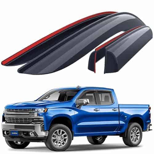 Deflectores de ventana irrompibles Goodyear -Humo Premium