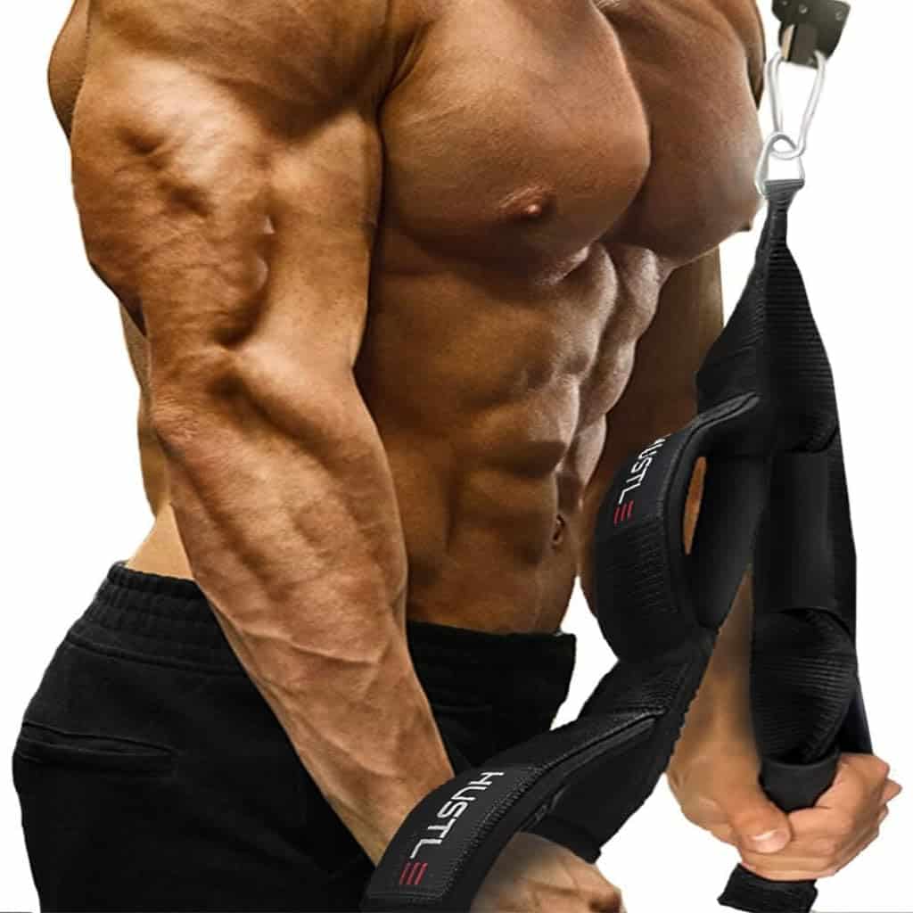 Cuerda de Tríceps Hustle Athletics para uso en el Gimnasio